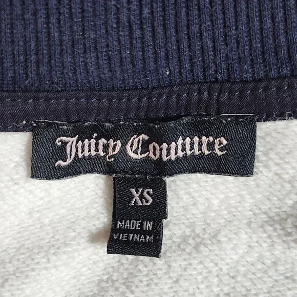 Juicy Couture Anchor Sweatshirt Beyonce & Jay Z at Grammys 2013 Size SX Y2K